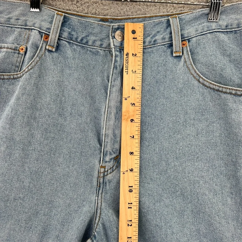 VTG Levi's 550 Relaxed Fit‎ Blue Denim Jean Shorts Men's 40 (Fits 38x10) 90s USA